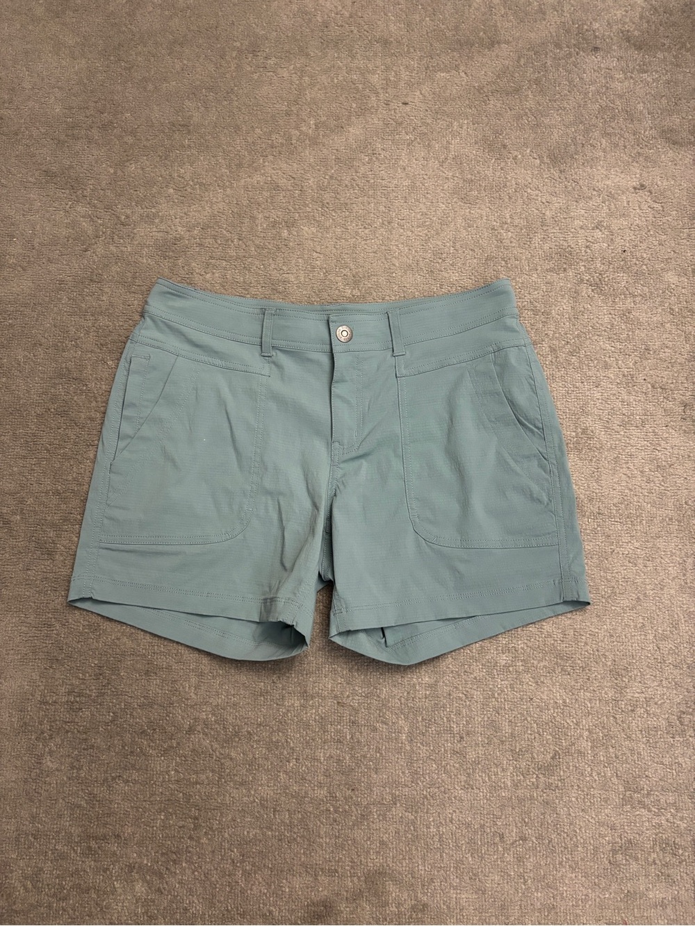 Prana Revenna Shorts Outdoor Hiking Smoky Blue Women’s